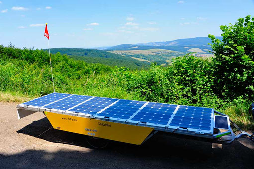 1. Anhänger vom Solatrike in Uhersky Brod, Tschechien.