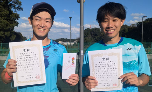 「一般男子の部」優勝:藤田・松永ペア (Hey!Jitsu!)