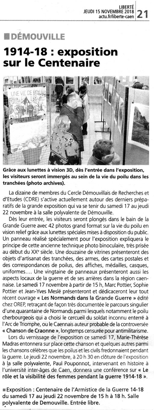 Liberté - 15/11/2018