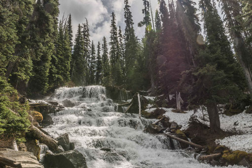 Joffre Lakes Wasserfall Hike