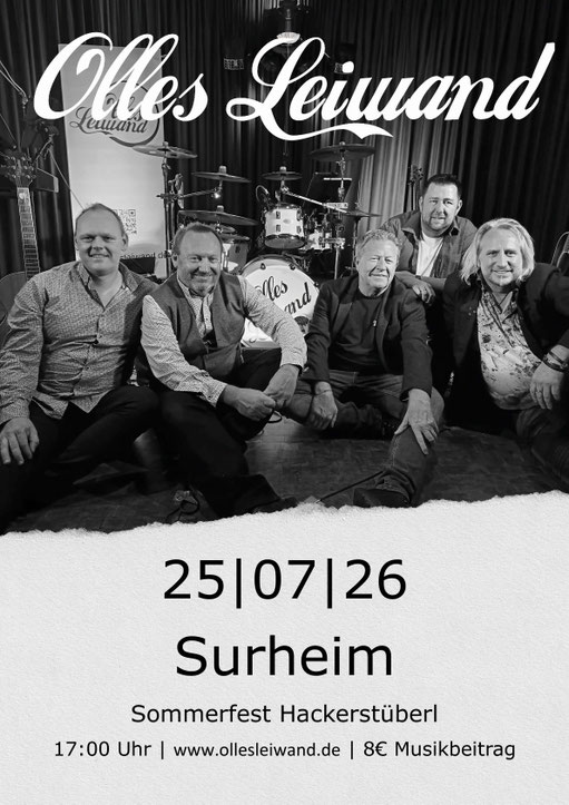 Olles Leiwand live am Surheimer Sommerfest