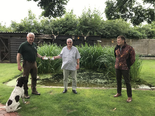 v.l.n.r. Horst Bröge, Karl-Heinz Sachau, Bernd Haack
