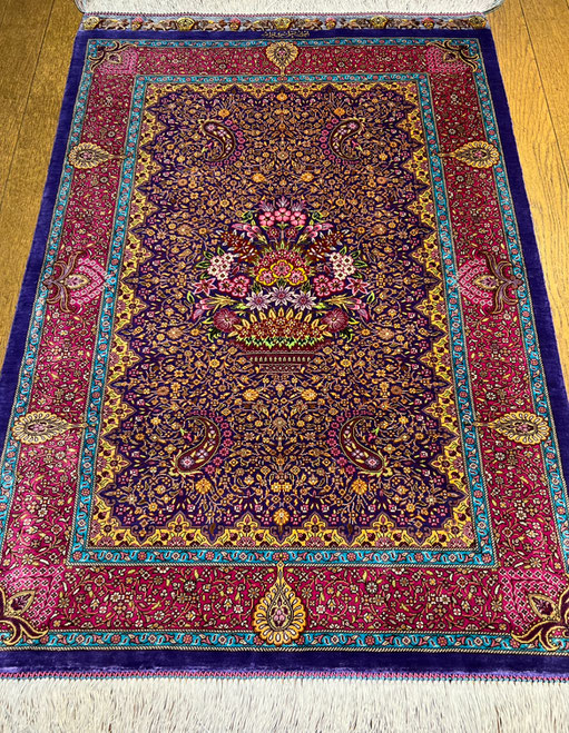 AMIRI ZADEH 92ｘ64　ＳＩＬＫ　　NO：EM-082　店内在庫
