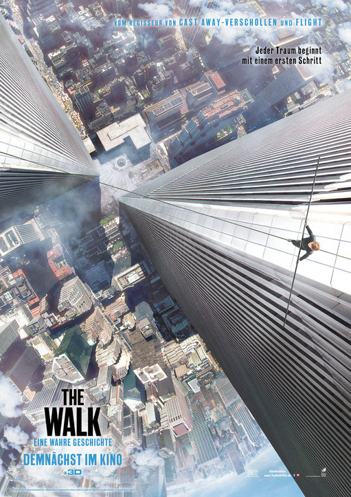 The Walk Trailer - Robert Zemeckis - Zurück in die Zukunft - World Trade Center - Philippe Petit - Sony - kulturmaterial