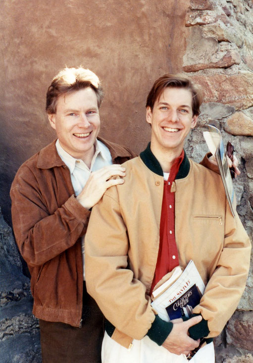 Their first trip to Santa Fe in the early 1990s