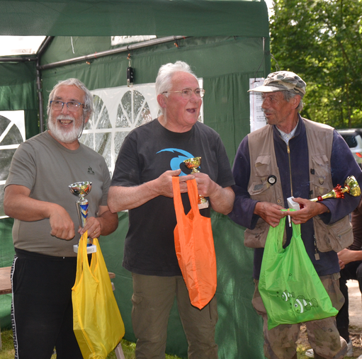 De gauche à droite : Pascal Hec, Jacques Beauchard et Marcel Bouvry.