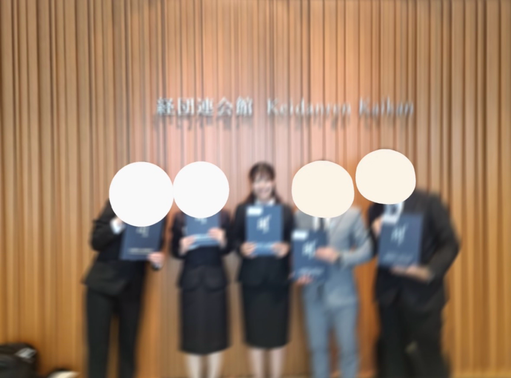 奨学生と🤝(※ぼかし入れてます)