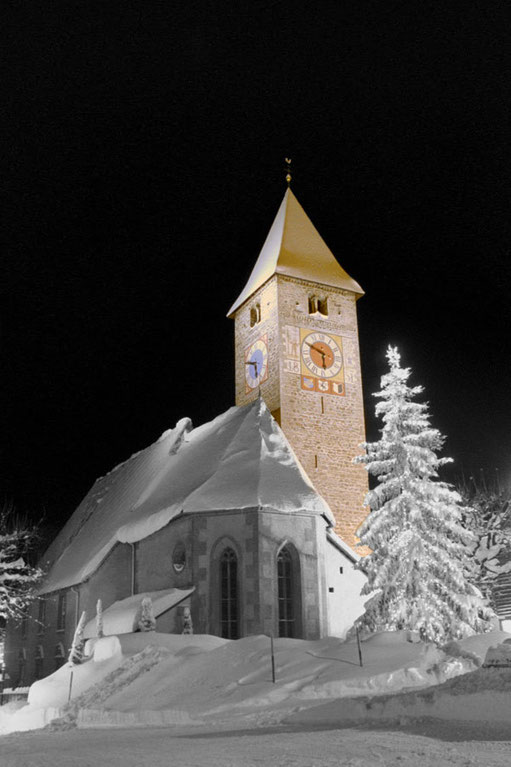Bild: Kalendertitelbild,Klosters 1,Kirche Klosters