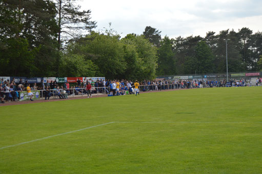 Timon Finger wird vor regionalligareifer Kulisse für den erneut starken Frank Rott ins Rennen geworfen. 