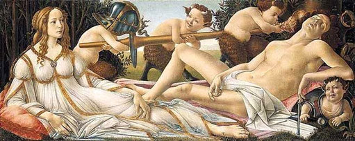 Vénus-Mars de Boticelli
