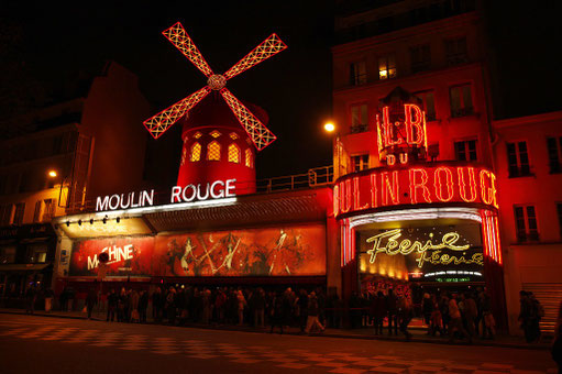 Das Varieté Moulin Rouge in Paris