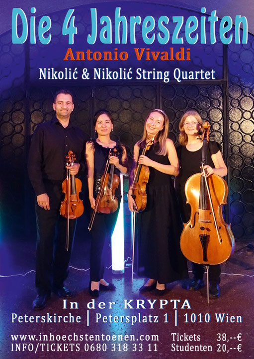 Nikolic & Nikolic - Eine kleine Nachtmusik  Mozart, Beethoven, Bach  in der KRYPTA