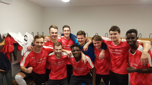 hinten von links: Wild Timo, Daschner Christoph, Misslinger Manuel, Weinzierl Maxi, Schindler Daniel, Ali Adam Ali | vorne von links: Feiner Sebastian, Umlauf Stefan, Idirissou Fatai