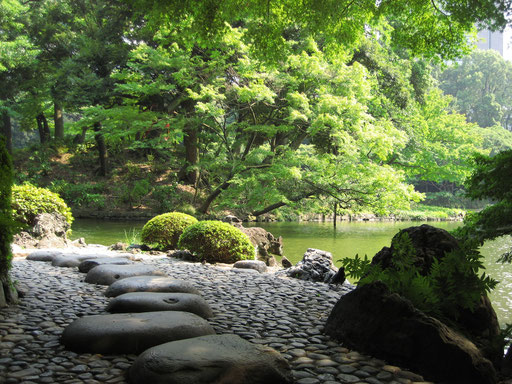 JAPAN, schöner Zen-Park in Tokio