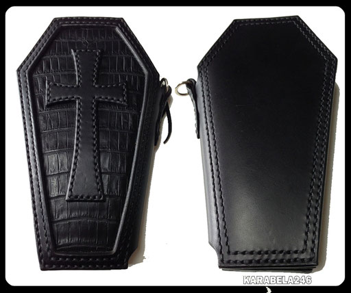 COFFIN WALLET/CROCODILE