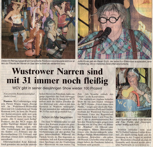 Strelitzer Zeitung 17.01.2005 Bild 1