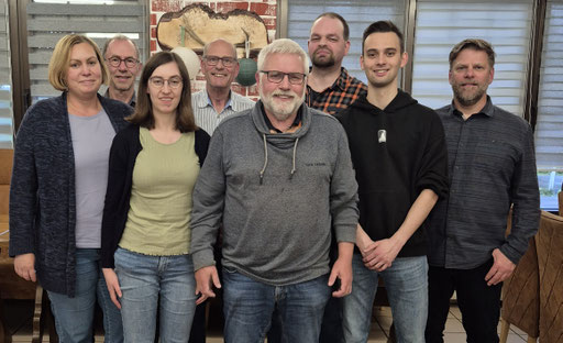 Von links: Thekla Fetting, Martin Brocke, Katharina Hüsch, Michael Hubracht, Axel Brocke, Marc Urbschat, Jonas Völz, Jörg Brechwald