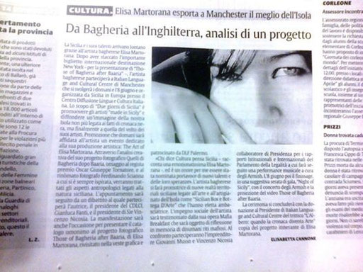 pubblicato da Elisabetta Cannone su LA SICILIA