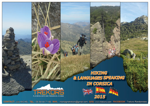 hiking in Corsica with a local mountain guide even in snow shoes!