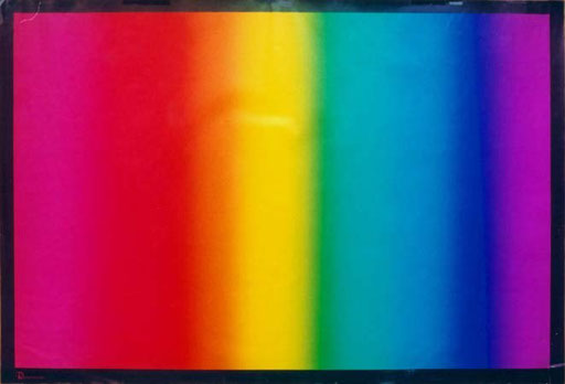 Poster Nr.1  1984  Einfacher 7-farbiger Offset  Irisdruck  1984  50 x 70 cm