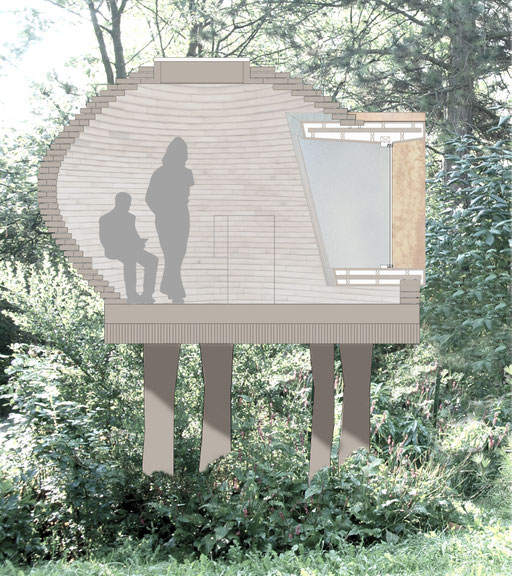 Teehaus Schnitt 