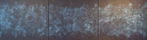 Princess Kaguya's Dream   1590mm*455mm(530mm*455mm each)  F10*3  2026 acrylic on canvas