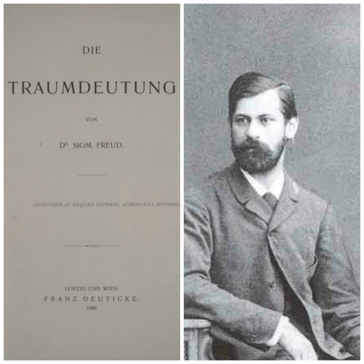 Die Traumdeutung der Erstauflage mit dem Vergil-Motto. Freud um 1902.