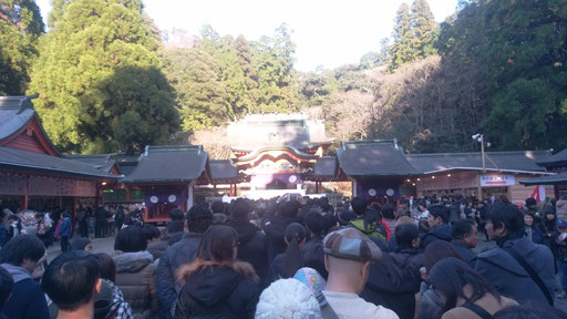 神社お正月の様子