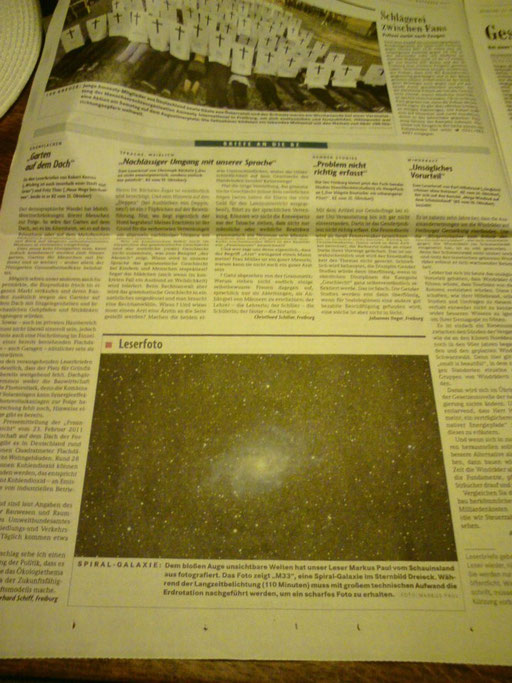 Badische Zeitung Leserfoto 2011