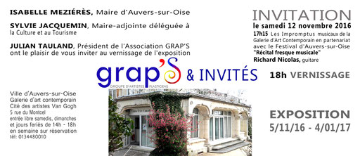 Grap's et invités - Exposition collective à Auvers-sur Oise