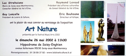 2002 - " Art nature " Hippodrome d'Enghien - Soisy-sous-Montmorency - Roman Gorski