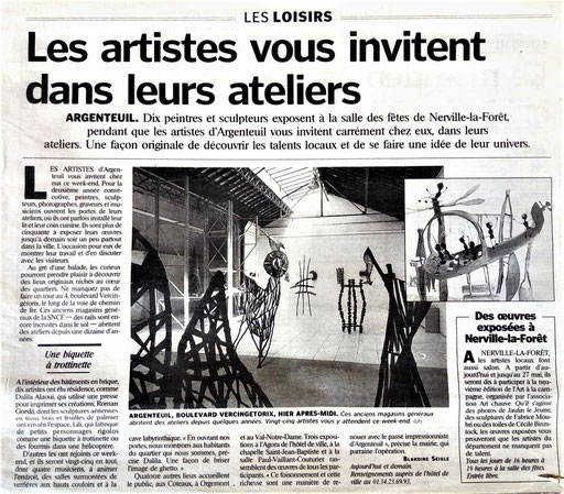 Le Parisien, mai 2001