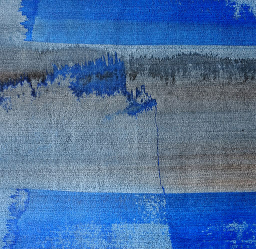 Bildausschnitt "Blue Demagogue 01", 2026, ©: Konstanze Sailer