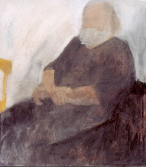 Eva Hradil, "Otto Lorenz", 2003, Öl und Eitempera auf LW, 140 x 130 cm, Privatbesitz