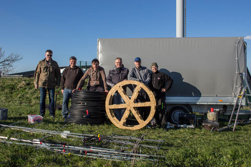 Team f.l.t.r.: DL4XX, DK2CX, DL2ZXA, DL6FBL, DK5OH, DK5MX