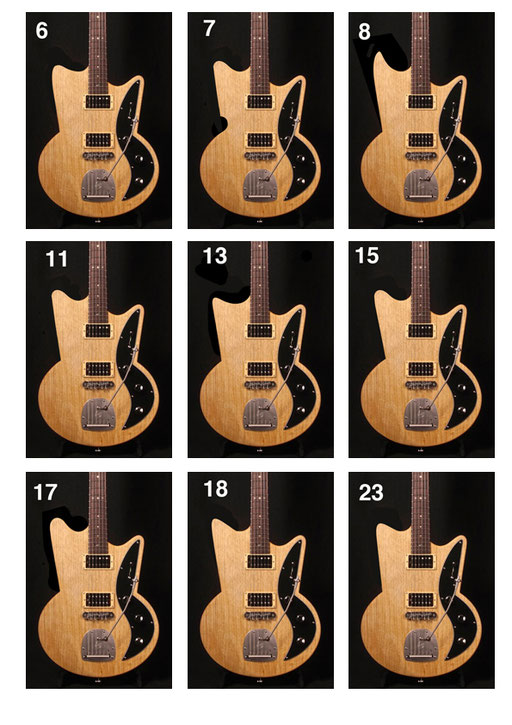 I think I prefer these (except number 8). ... At the moment # 11 and # 13 are my favourites.