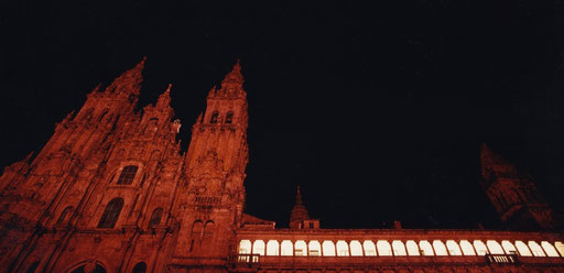 The cathedral of Santiago de Compostela, Spain.