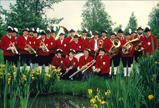 Bild zum 40-jährigem Jubiläum der Roßfelder Musikanten