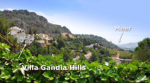 Villa Gandia Hills, 7 km vom Mittelmeer entfernt.
