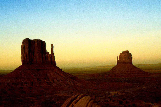 Sonnenuntergang im Monument Valley