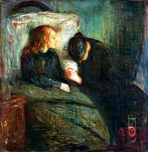 Das kranke Kind, Edvard Munch 1885  