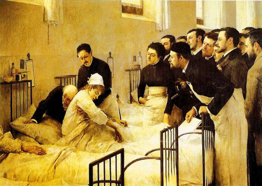 Visite im Hospital, Luis Jiménez Aranda 1889 (Prado Madrid)