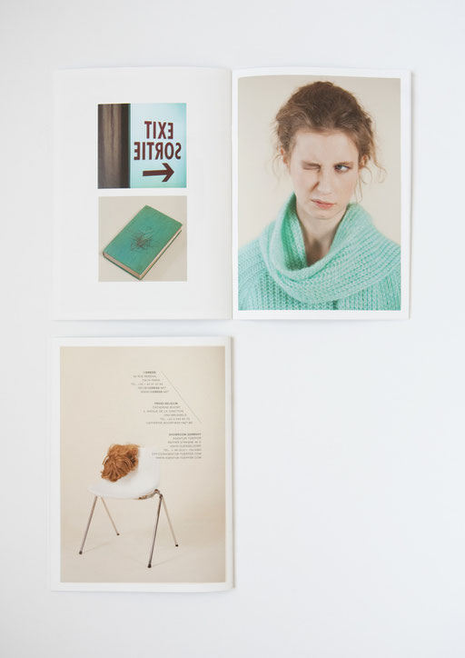 Art Direction, Aude Buttazzoni, Indress, wies schulte, catalog, catalogue, look book, photographs, frederic guelaff, autumn, winter,automne, hiver, 2013, 2014, collection, wardrobe