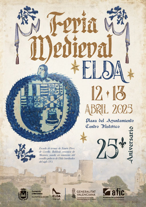 Programa de la Feria de Comercio Medieval en Elda
