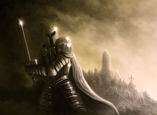 Saint warrior (Photoshop)