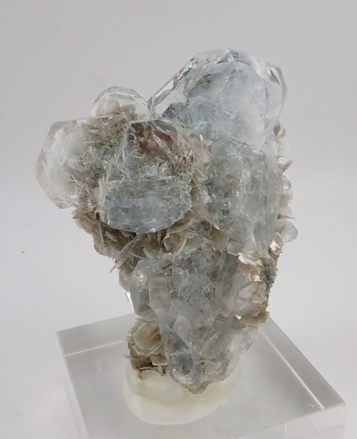 Cassiterite with Aquamarine