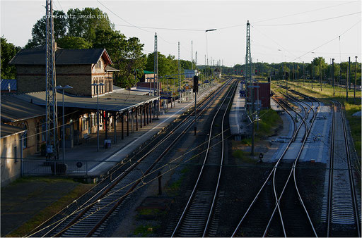 Bahnhof in Bergen auf Rügen...........