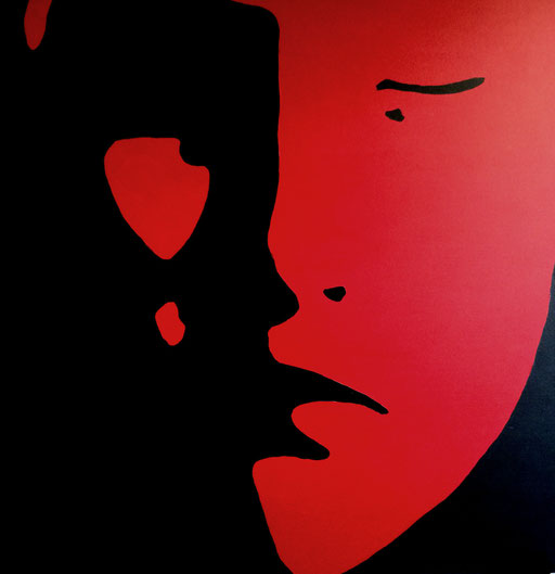 Self Control, acrylic on canvas, 100 cm x 100 cm