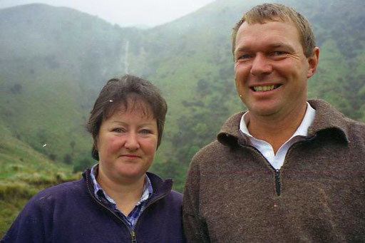 Patrick und Helen, das stolze Farmer-Ehepaar