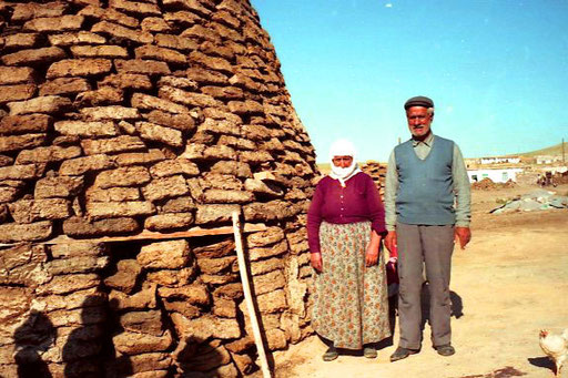 der Dorf-Patriarch mit seiner Frau